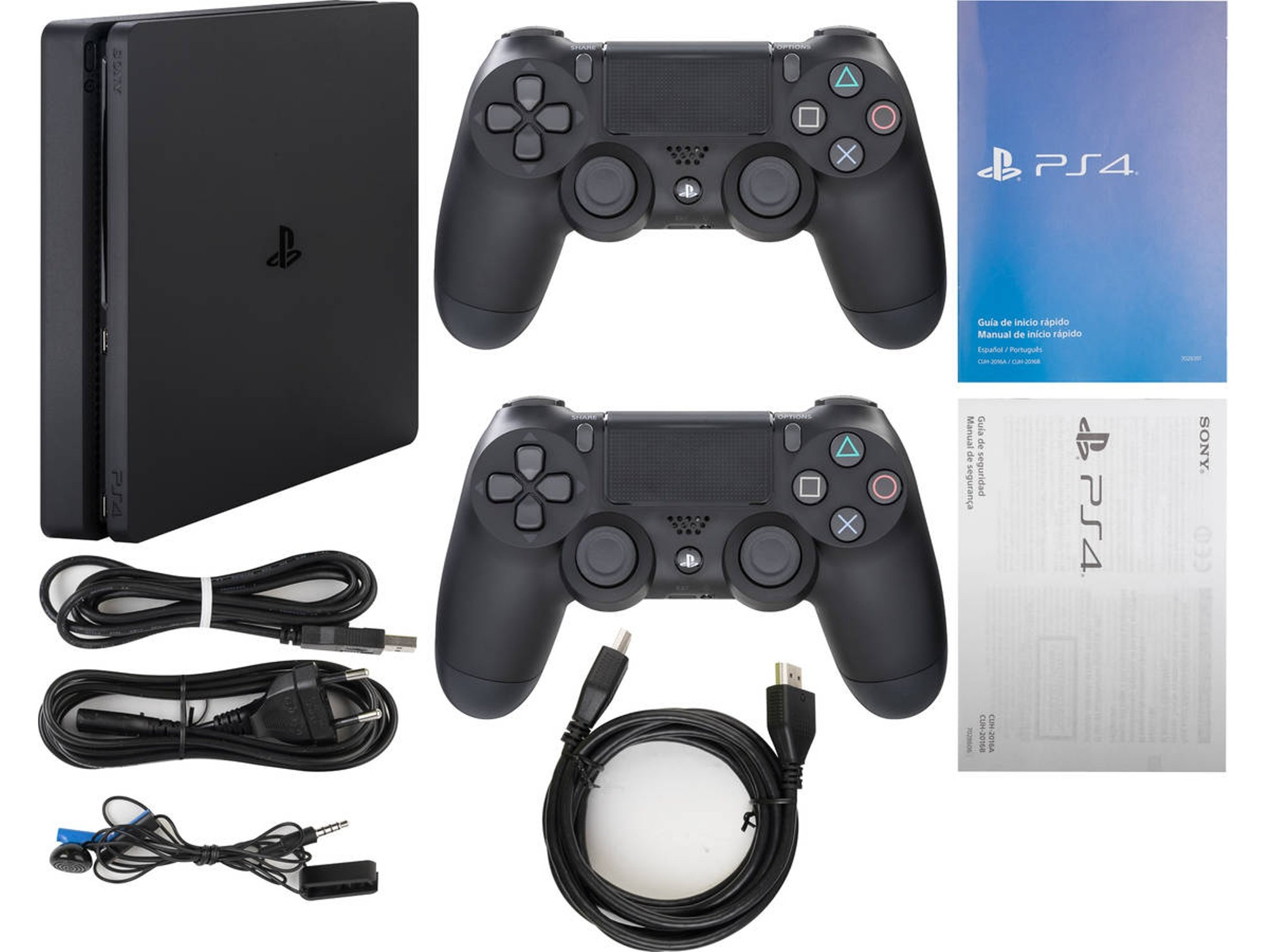 Consola PS4 Slim 1TB Negro + 2º DualShock 4