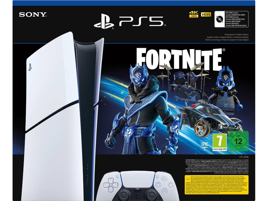 Consola PS5 Digital Fortnite (Blanco)