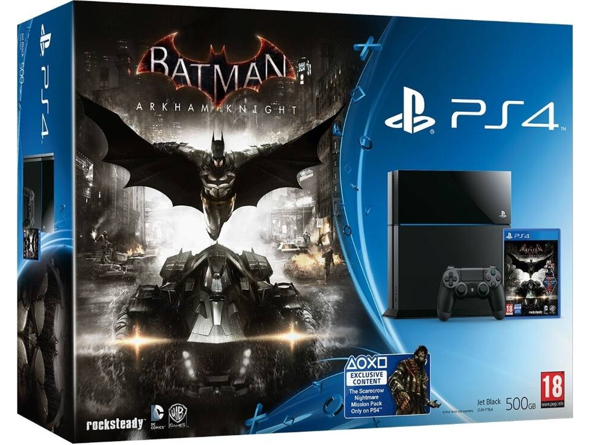 Consola PS4 Standard + Batman Arkam Knight (500 GB)