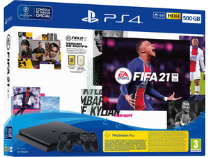 Consola PS4 Slim + FIFA 21 (500 GB)